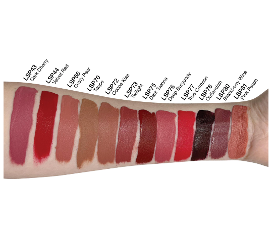 Luxury Smudge-Proof* Velvet Matte Lip Stain Long-Lasting* Lipstick Vitamin E for a Velvetty Look-11+Shades- Deep Burgundy